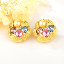 Show details for Classic Pink Dangle Earrings with No-Risk Return