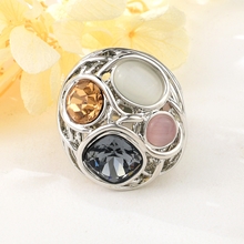Show details for Low Price Zinc Alloy Platinum Plated Fashion Ring from Trust-worthy Supplier