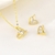 Picture of Famous Love & Heart White 2 Piece Jewelry Set