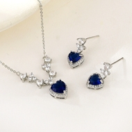 Show details for New Season Blue Party 2 Piece Jewelry Set with SGS/ISO Certification