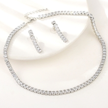 Show details for Unique Cubic Zirconia Copper or Brass 2 Piece Jewelry Set