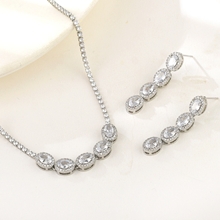 Show details for Delicate Copper or Brass 2 Piece Jewelry Set in Exclusive Design