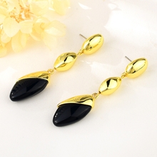 Show details for Designer Gold Plated Classic Dangle Earrings with Easy Return