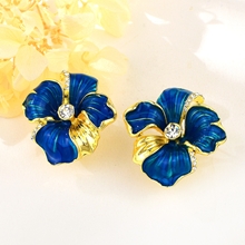 Show details for Impressive Blue Classic Dangle Earrings with Low MOQ