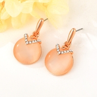 Show details for Irresistible White Zinc Alloy Dangle Earrings For Your Occasions