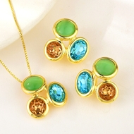 Picture of Zinc Alloy Colorful 2 Piece Jewelry Set with Unbeatable Quality