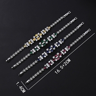 Picture of New Season Yellow Cubic Zirconia Fashion Bracelet with SGS/ISO Certification