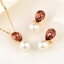 Show details for Bling Geometric Fashion 2 Piece Jewelry Set