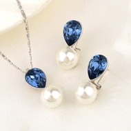 Show details for Party Blue 2 Piece Jewelry Set with Fast Shipping