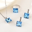 Show details for Charming Platinum Plated Fashion 3 Piece Jewelry Set As a Gift