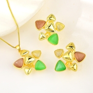 Picture of Party Green 2 Piece Jewelry Set with Fast Delivery
