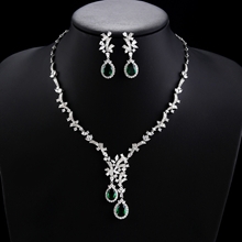 Show details for Featured Green Party 2 Piece Jewelry Set with Full Guarantee