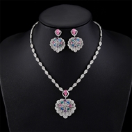 Picture of Party Pink 2 Piece Jewelry Set with Fast Shipping