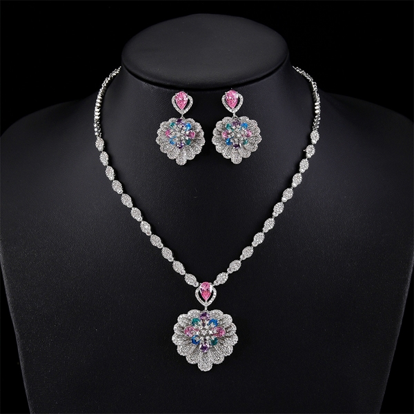 Picture of Party Pink 2 Piece Jewelry Set with Fast Shipping