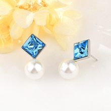 Show details for Reasonably Priced Copper or Brass Platinum Plated Dangle Earrings from Reliable Manufacturer