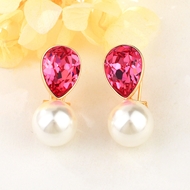 Show details for Filigree Geometric Fashion Dangle Earrings