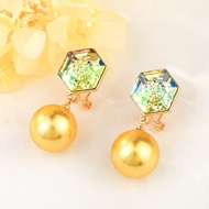 Show details for Fashion Geometric Dangle Earrings in Exclusive Design