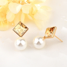 Show details for Fashion Copper or Brass Dangle Earrings from Certified Factory