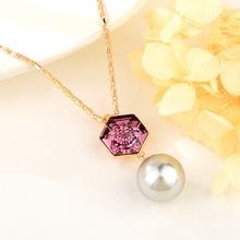 Show details for Top Swarovski Element Fashion Pendant Necklace