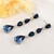 Picture of Best Swarovski Element Platinum Plated Dangle Earrings