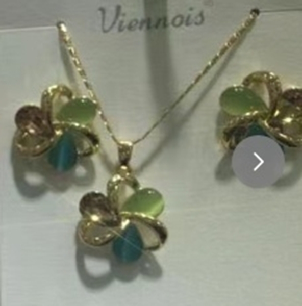 Picture of Fashionable Party Purple 2 Piece Jewelry Set