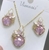 Picture of Shop Gold Plated Purple 2 Piece Jewelry Set with Wow Elements