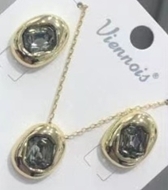 Show details for Moon Resin 2 Piece Jewelry Set with Fast Shipping